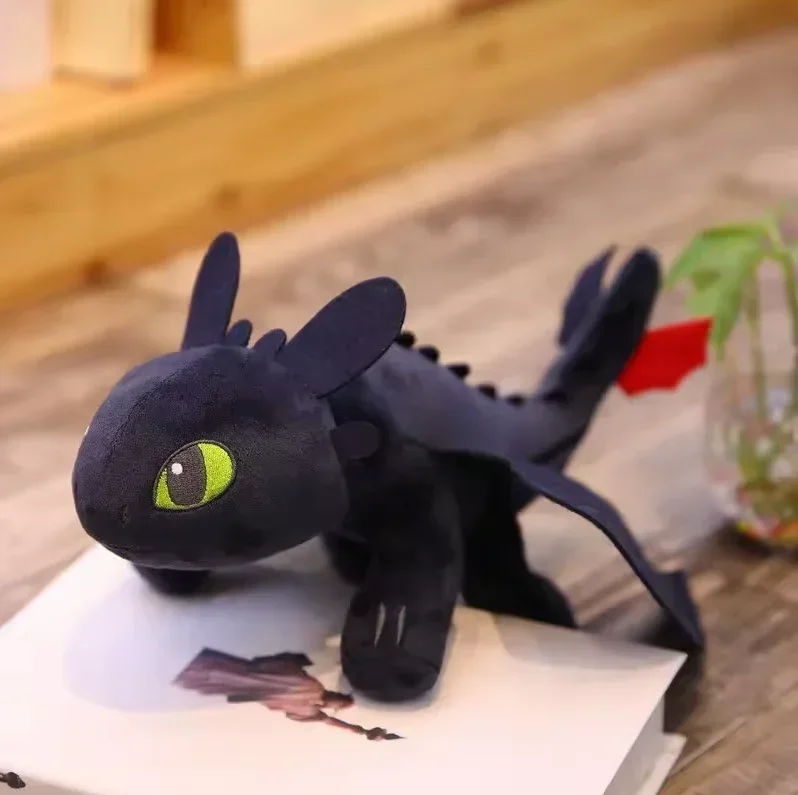 /*- 20cm Plushie Dragon Toys Kawaii White Black Dinosaurs Animal Stuffed Plush Toys Home Decor Boys Girls Birthday Xmas Gifts***