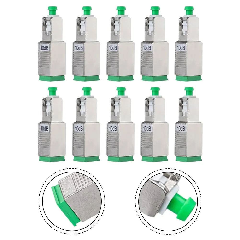 المخففات الألياف البصرية SC/APC 10dB 10 قطعة للتحكم في الطاقة الضوئية في للبث وتطبيقات التلفزيون #3