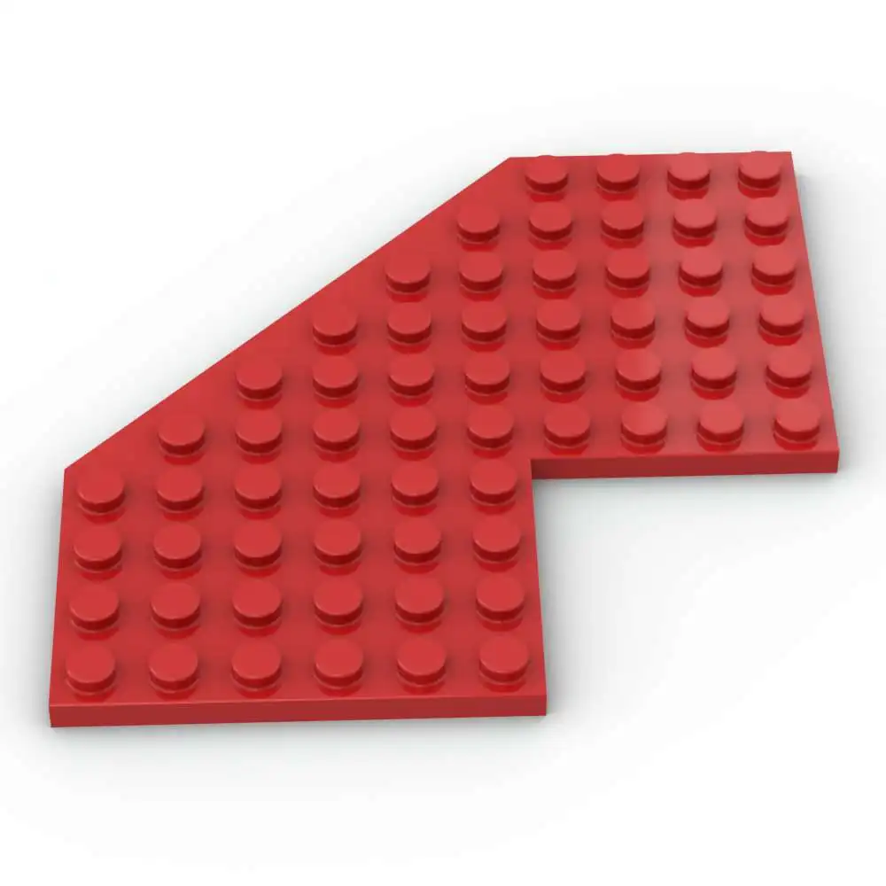 

MOC 1PCS Part Bricks 2401 Wedge Plate 10x10 With 4x4 Cutout Building Blocks Se tCut Corners Particle DIY Toys Birthday Kid Gifts