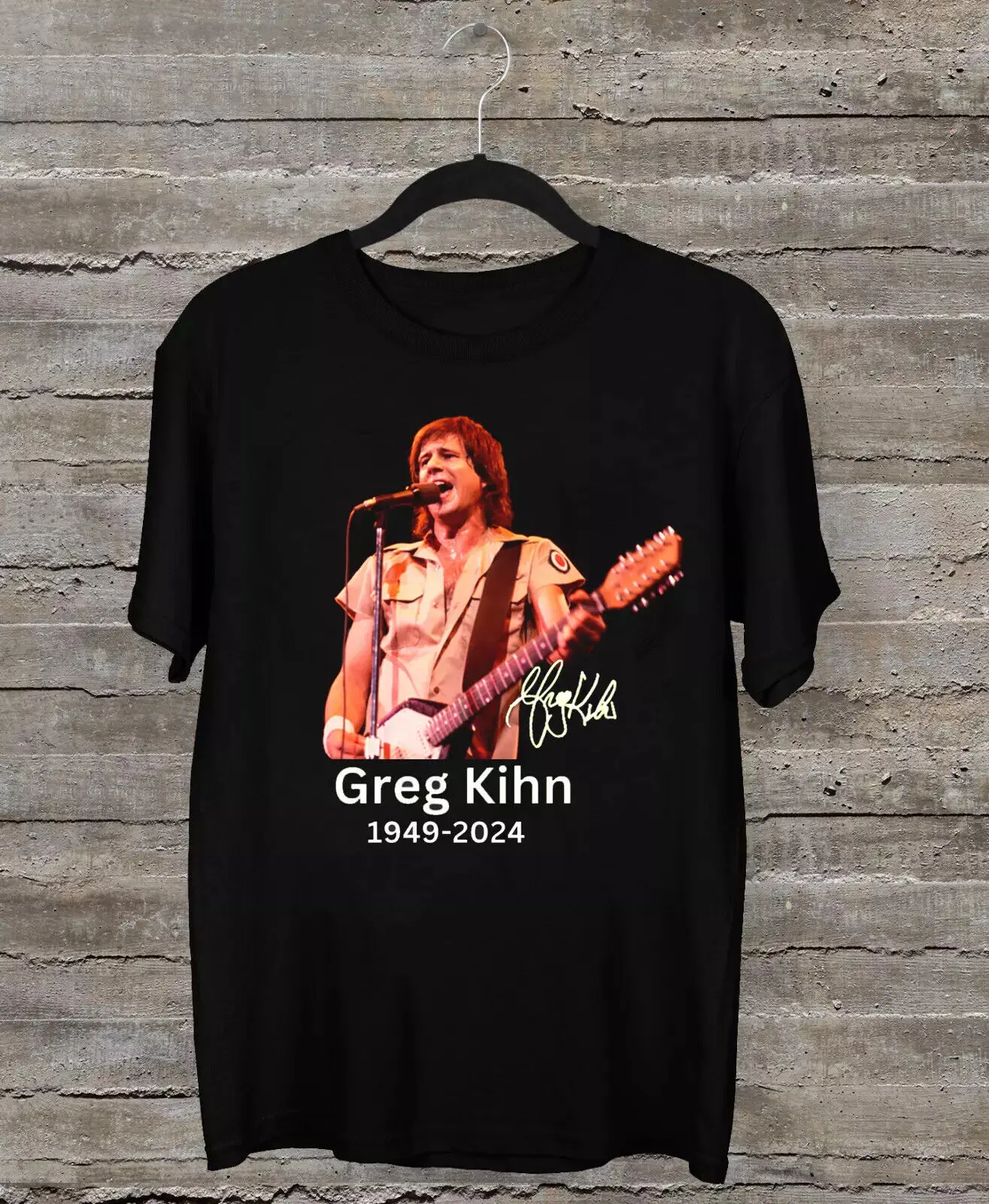 Rest In Peace Greg Kihn 1949-2024 Short Sleeve Black Size S-3XL Shirt CO01.webp