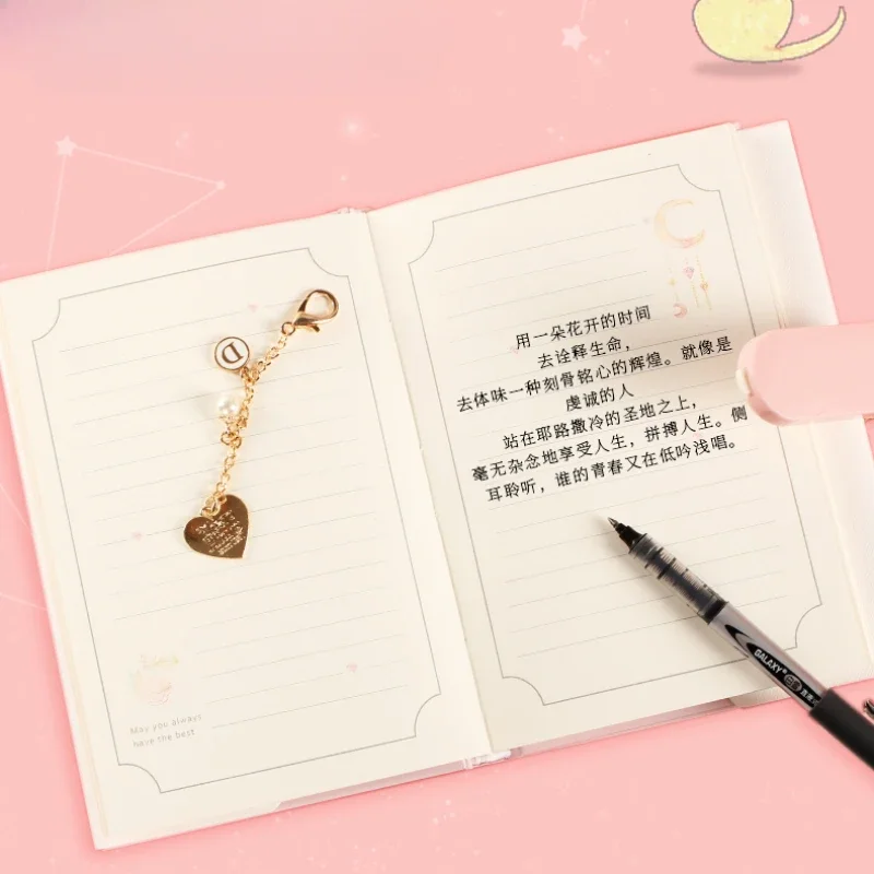 12 Constellations Password Book A5 Thickened Multi Color Inner Page Student Writing Girl Handwritten Account Book Stationery