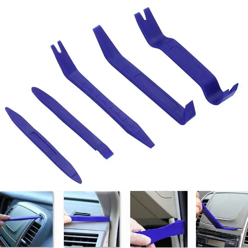 Auto Door Clip Panel Trim Removal Tools Kits Navigation Blades Disassembly Plastic Car Interior Seesaw Conversion Repairing Tool