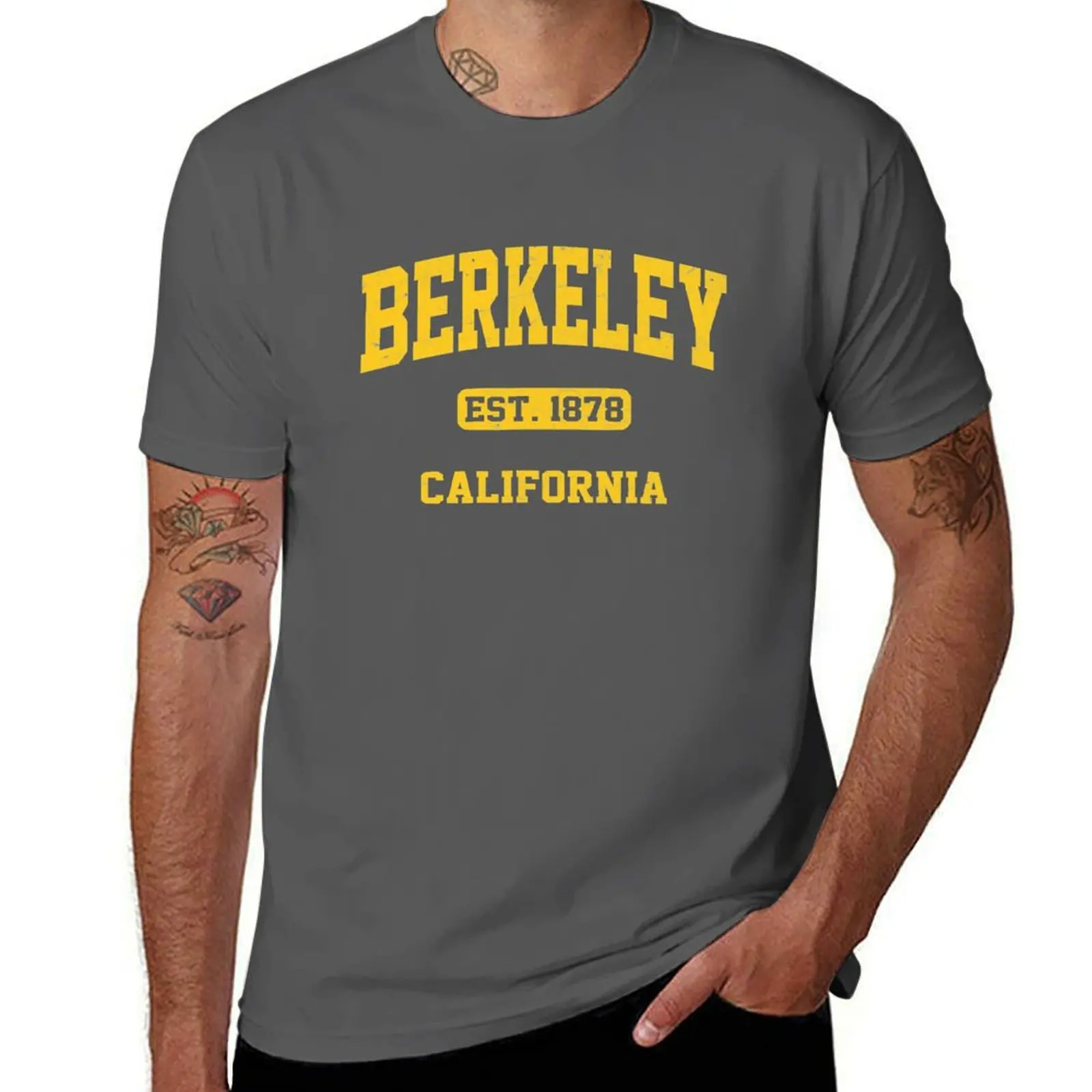 

Berkeley California CA Vintage State Athletic Style T-Shirt t shirts for man graphic vintage cotton t shirt man T-Shirt