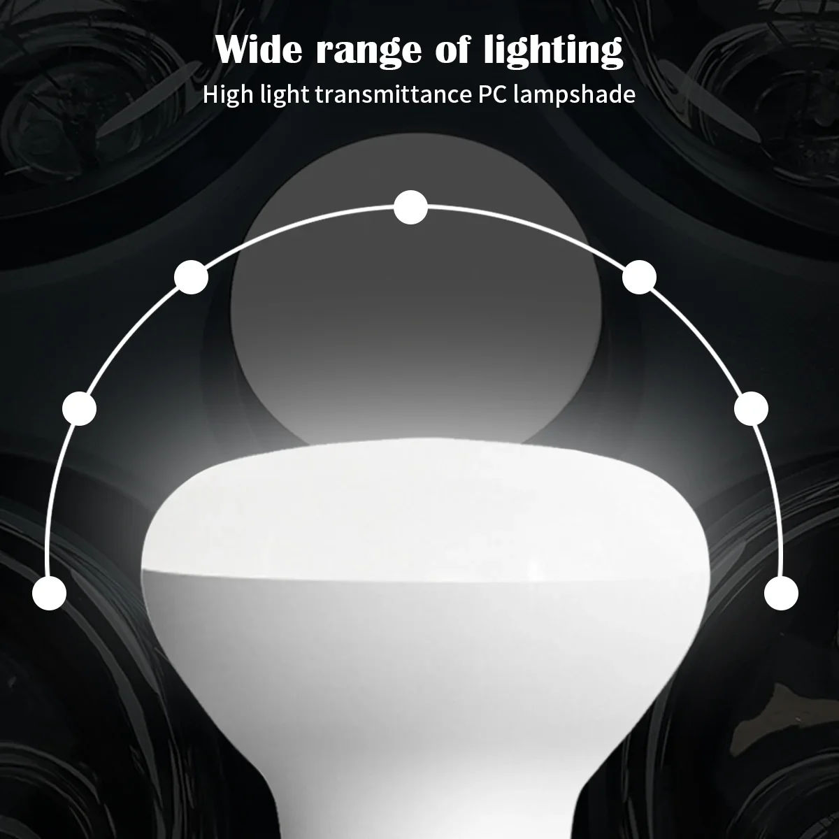 2PCS LED Mushroom bath light R80 R63 R50 AC220-240V 6W/10W/12W strobo-free 3000K/4000K/6000K waterproof light for Bathroom