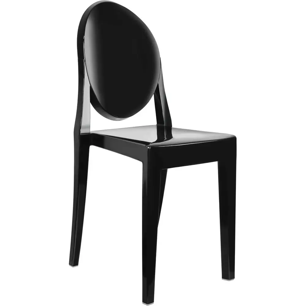 Clear Acrylic Side Chair, Transparent Design, Single Seat Option