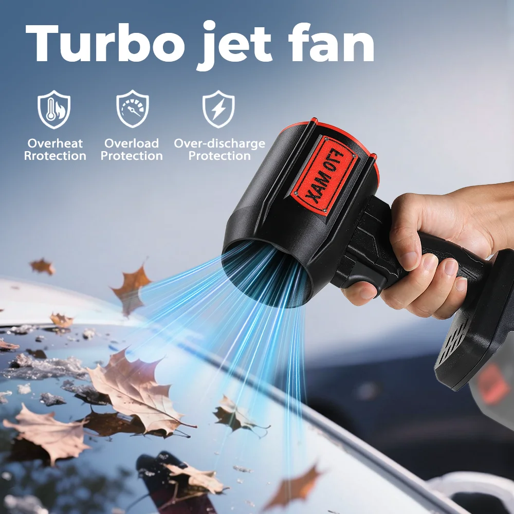 

F70 MAX 2000G Thrust Turbo Blower For Makita Battery 70MM Brushless Cordless Electric Air Blower 1500W Handheld Turbo Jet Fan