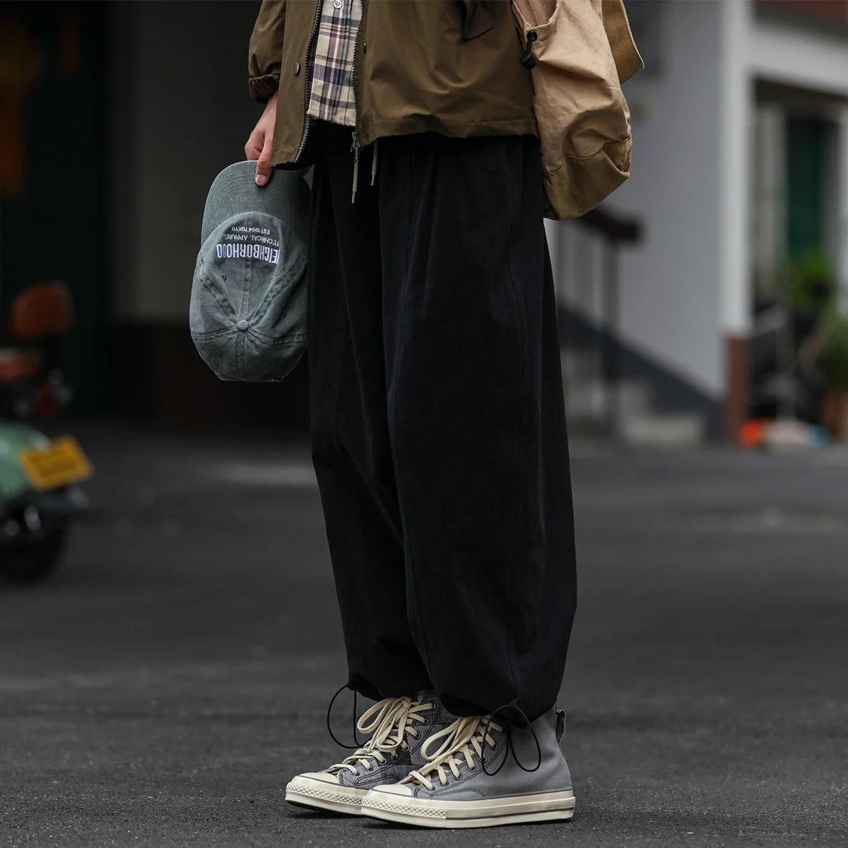 Japanese Streetwear Straight Cargo Pants For Men Clothing Harajuku Casual Trousers Korean Fashion Couple Joggers Baggy Pants