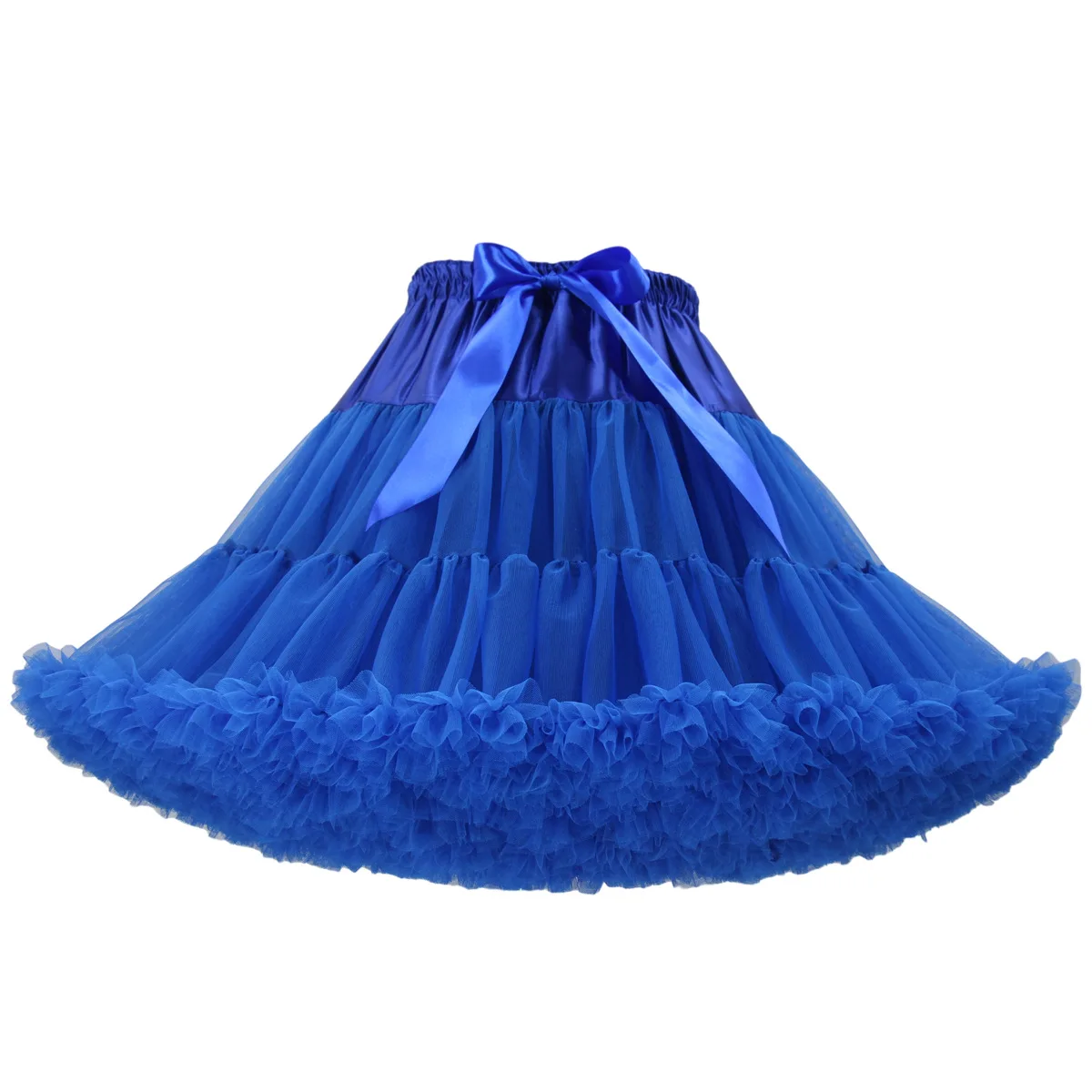 ARBXD Women Tutu Skirt Solid Fluffy Tulle Princess Ball Gown Pettiskirt Ladys Ballet Party Performance Dress for Women's Clothes