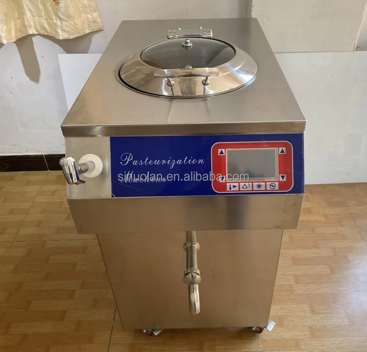 CE Cream Gelato Batch Freezer Sterilizzazione60L Piccolo 3 in 1 Pasteurizzazione Mini Pasteurizzatore e Omogeneizzatore per Macchina per il Latte I