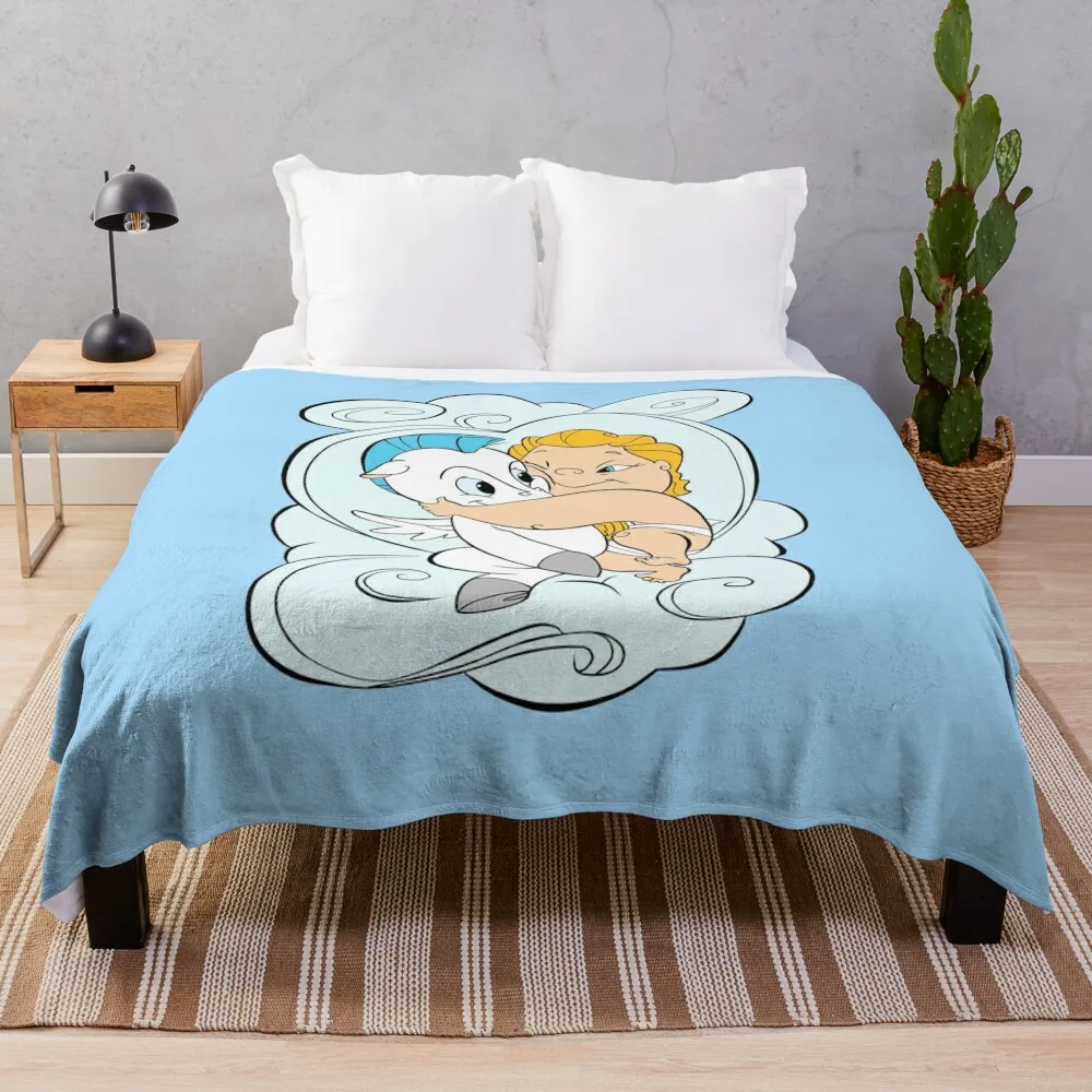 Friends: Hercules & Pegasus Throw Blanket Personalized Gift Tourist Blanket