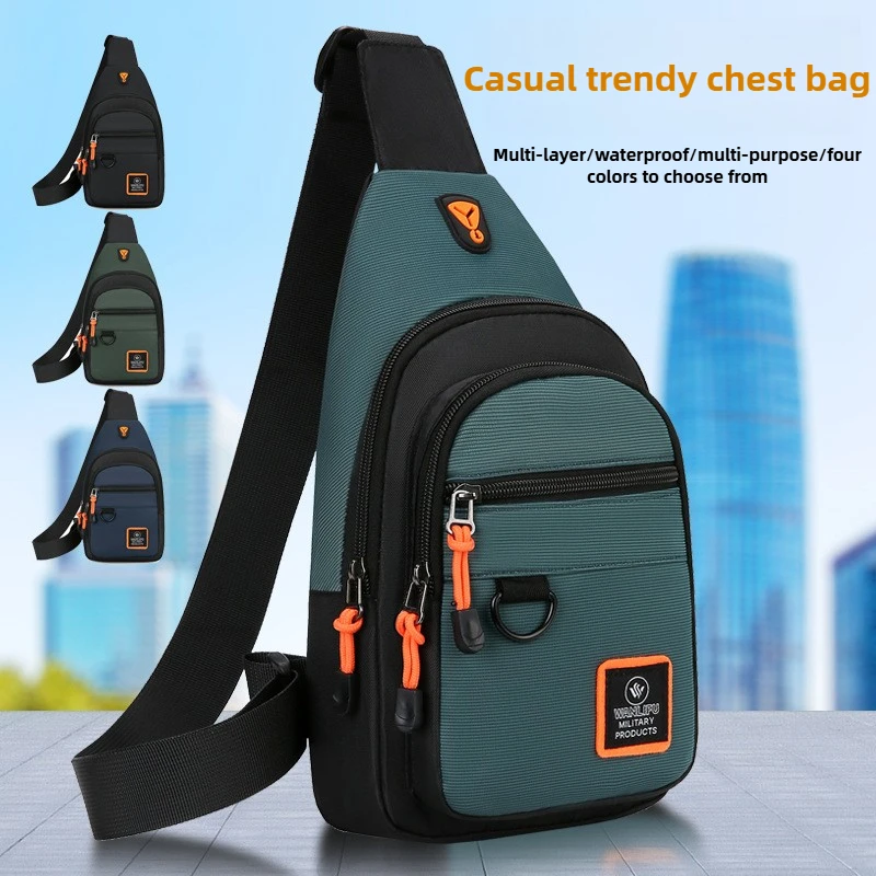 

Shoulder Bag Backpack Chest Bags Leisure Fashion Men's One Shoulder Crossbody Bag