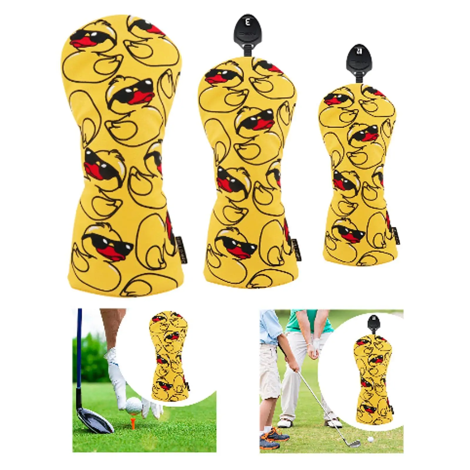 Golf Club Head Cover Golf Headcover Lightweight Golf Gear Easy Clean Protective