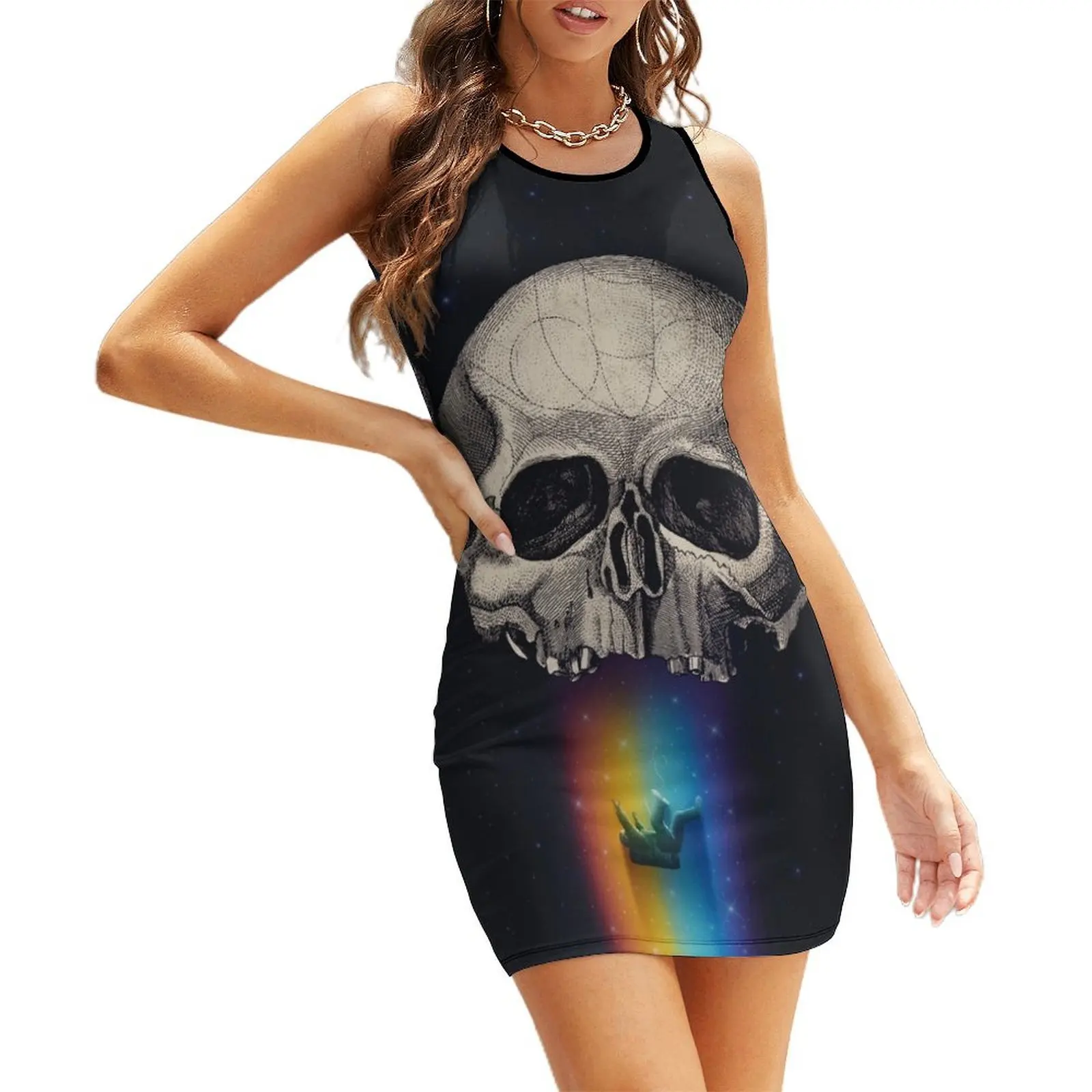 

Iridescent Oblivion Sleeveless Sundress dress for women 2025 women's dresses luxury dresses with long sleeves luxury dress