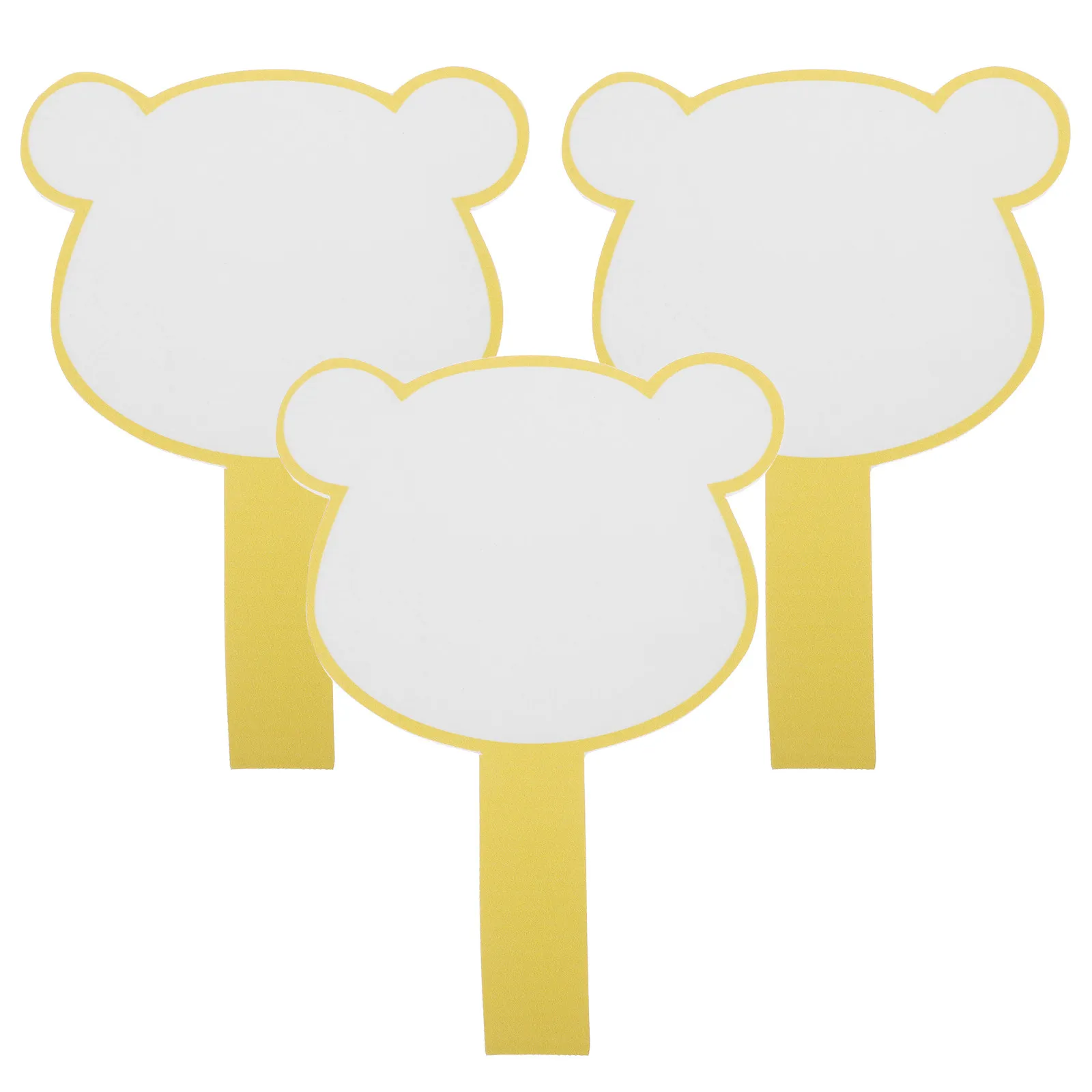 

Набор из 3 односторонних портативных маркерных досок из прочного ПВХ для подсчета очков, голосования и игр