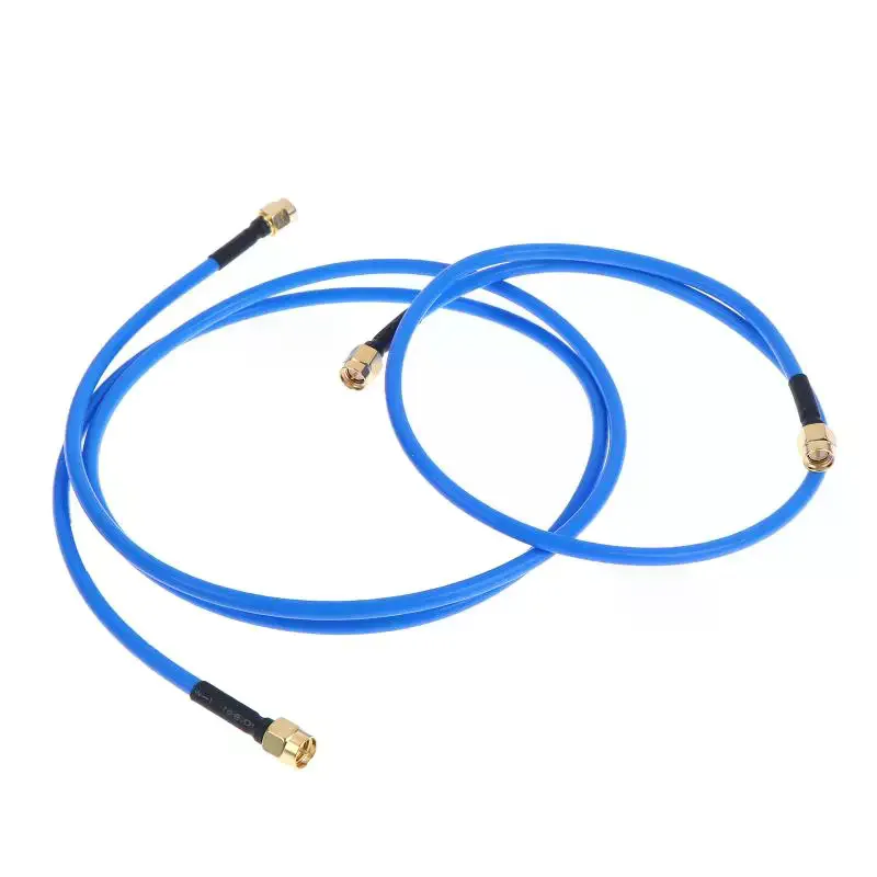 SMA Male to SMA Male Plug RG402 Semi Flexible Coaxial Cable High Performance Low Loss for Amateur Radio Antenna Connection