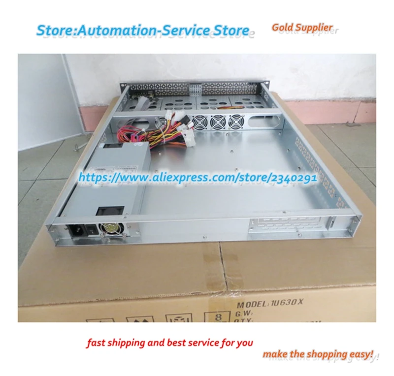 1U Chassis 1U630 Server Chassis Schijf 1U Vier Xeon Server Chassis Plaat Standaard Voeding