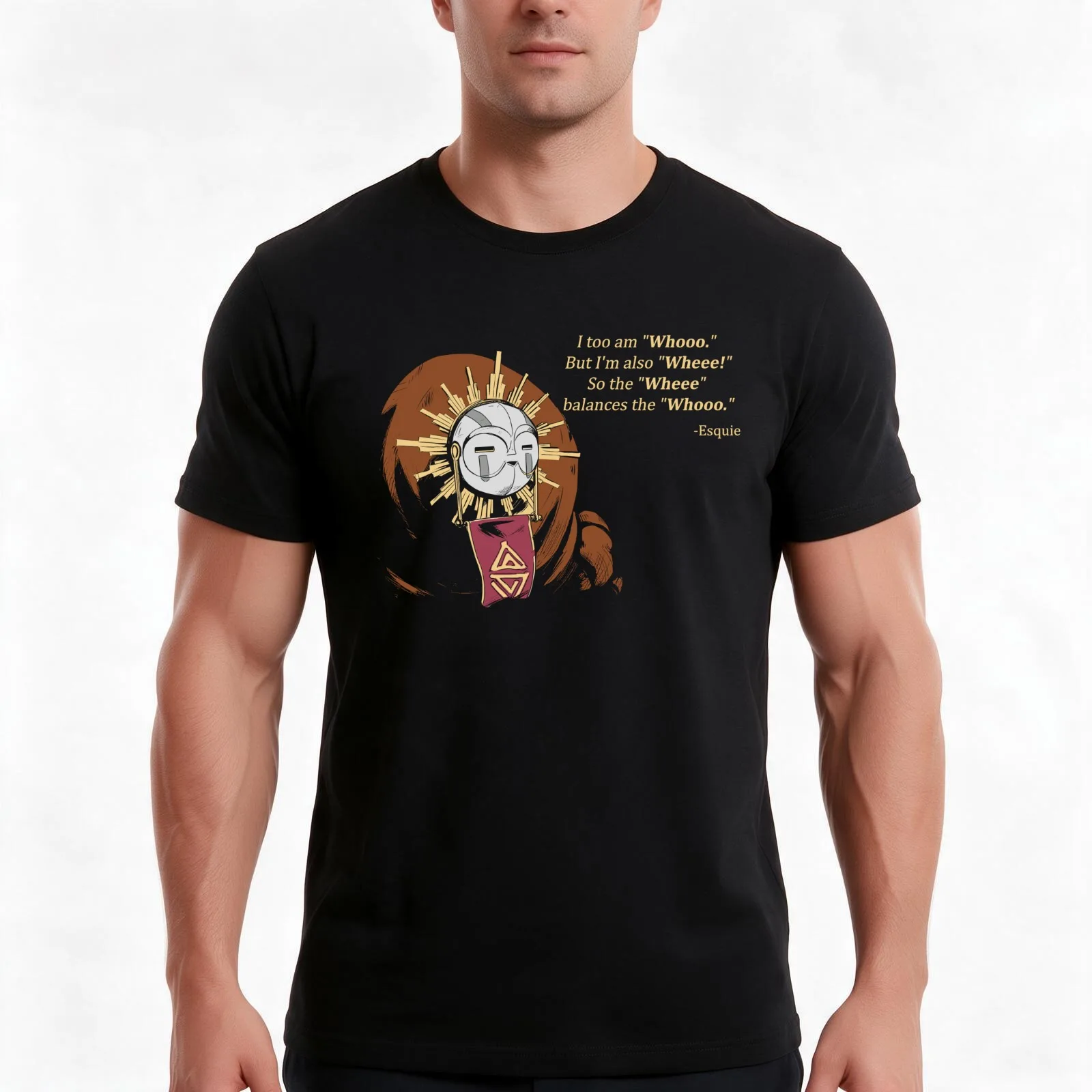 Clair Obscur Expedition 33 Esquie Funny Quotes T-Shirt, Summer Casual Cotton Tee, Oversized Streetwear Tops, Unisex Men Women