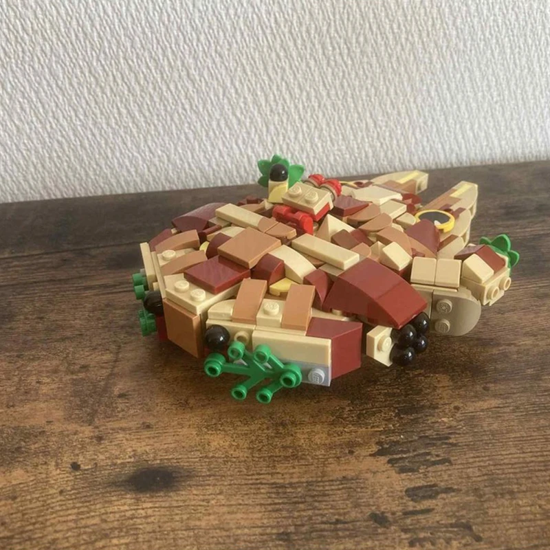 324 قطعة MOC الجوراسي الصقر 2 ستار معركة اللبنات هدية الكريسماس فريد DIY هدية فكرة للكبار الهواة عيد ميلاد الكبار