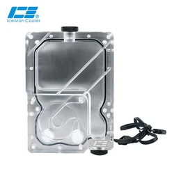 IceManCooler Ncase M1 DDC zbiornik na wodę, mały zbiornik na Ncase V4 V5 V6, wsparcie 8cm 9cm otwory wentylatora, ARGB + 5 V 3PIN, synchronizacja MB