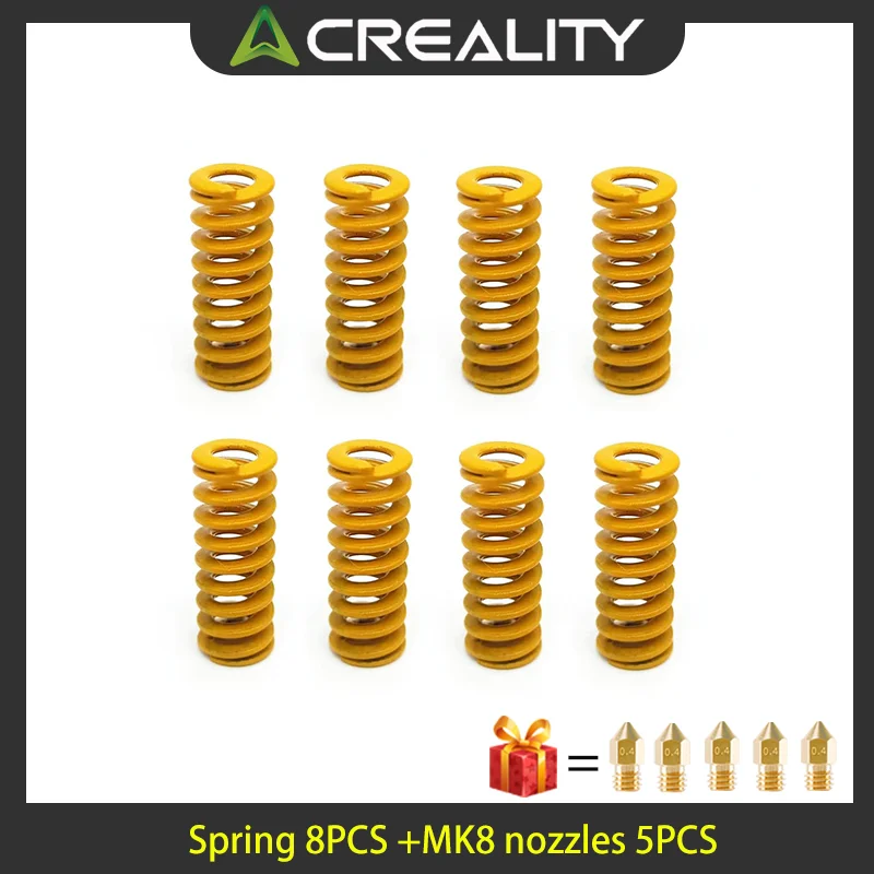 Creality Original Ender 3 Springs and Silicone Solid Hotbed Silica Column Hot Bed Leveling for Ender 3 series/ CR-10 3D Printer