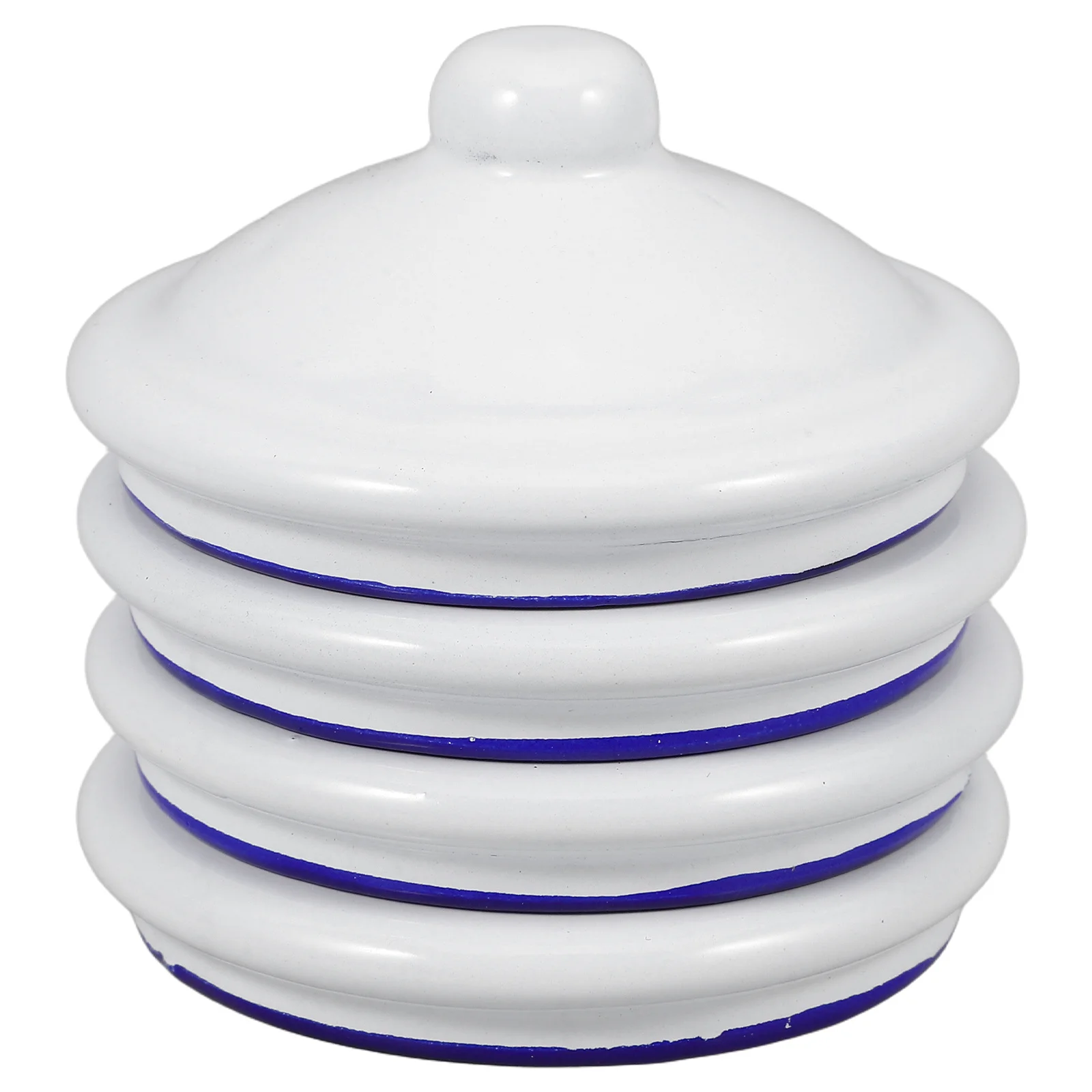 

4pcs Enamel Cup Lid Replacement Heat-Resistant Water Tea Mug Cover Spill-Proof Portable Teacup Accessory Kitchen