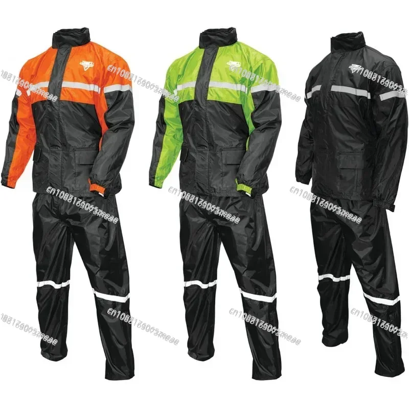 Unisex-Erwachsene Motocross-Motorräder 6000 ORG 04 XL Stormrider Motorrad-Regenanzug 2-teilig Orange Schwarz XL Oran