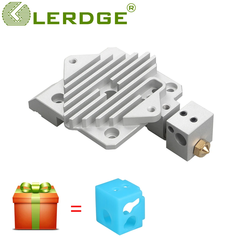 LERDGE Titan Aero Heat Sink Cooling block V6 Extruder Short Range Hotend 1.75mm Radiator  3D Printer Parts