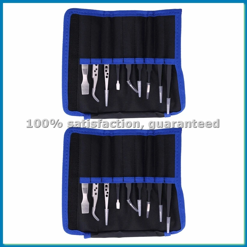 

Набор пинцетов из 18 предметов, антистатические пинцеты из нержавеющей стали для ремонта электроники и мобильных телефонов, ручные инструменты-ABLL