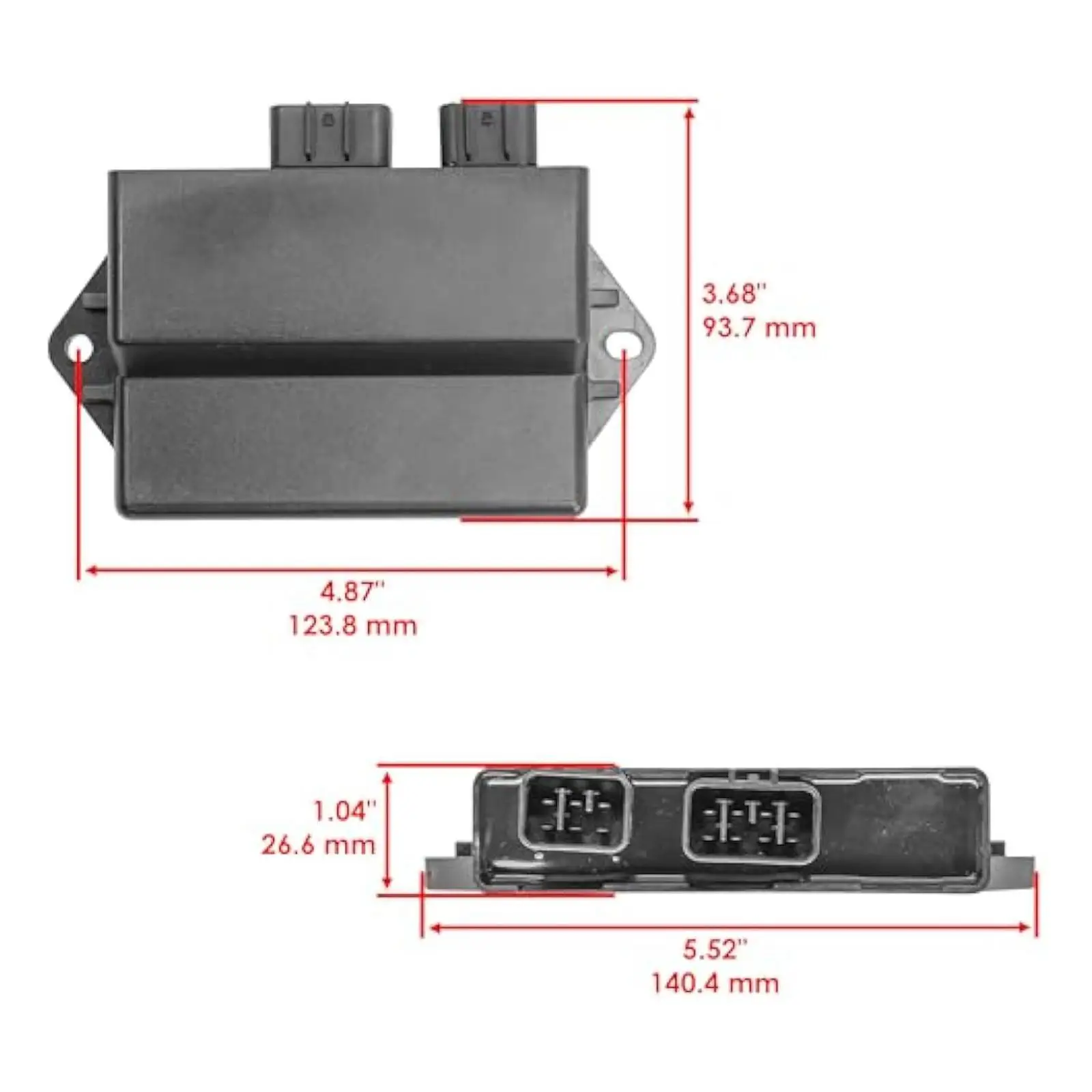 Motorbike Igniter Module Racing CDI High Performance Direct Replacement for Yamaha Warrior 350 Yfm350x 348cc Accessory