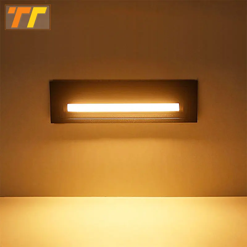 

Surface Mount LED Stair Light Step Lights Corner Light Footlight 12W 9W 6W Indoor Outdoor Waterproof Staircase Lamp AC85-265V