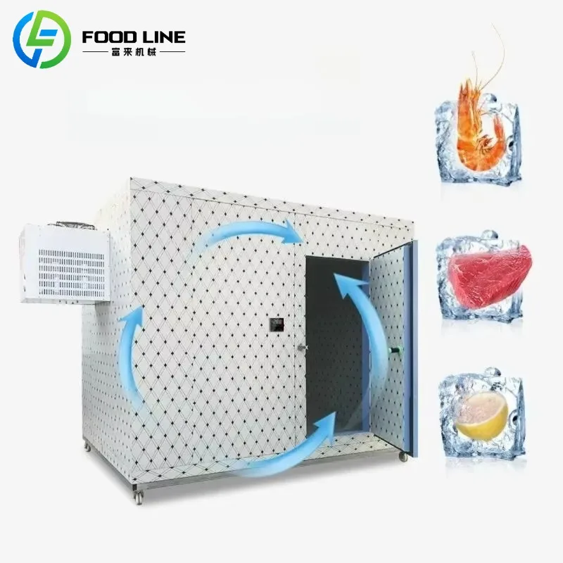 Custom Cold Meat Storage Cool Room Refrigeration Unit Food Container Snacks Freezer Cold Unit For Industrial Commercial Use
