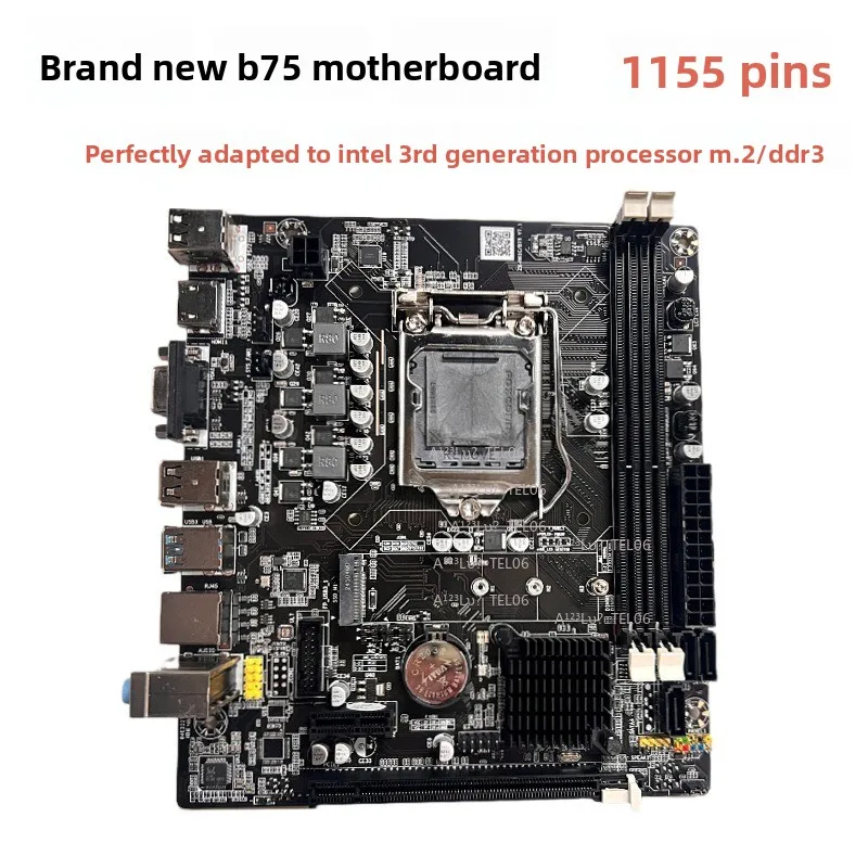 H61 B75 1155 Motherboard Combo G1620 4GB RAM for 120GB SSD CF DNF Gaming PC