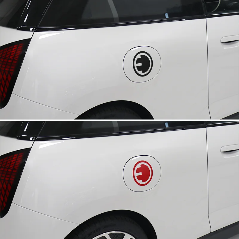 Car Charging Port Cover Sticker Decals Accessories For Mini Countryman U25 Cooper F56 F55 F60 R56 R55 R57 Cooper S E SE J01