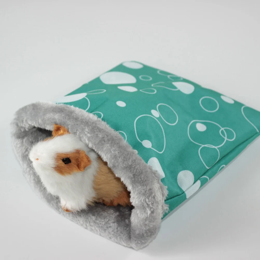 

Pet Nest Sleep Bag Sack Thermal Sleeping Hamster Wrap Heated Blankets Guinea Pig