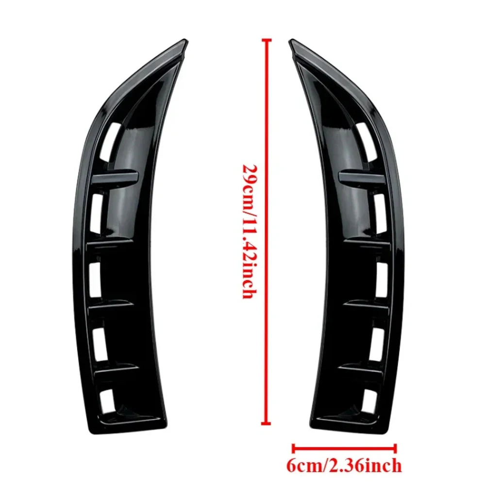 

Protective Front Bumper Wing Side Vent Cover for Mercedes CLA C118 CLA250 2020+ Easy Installation with Self Tape