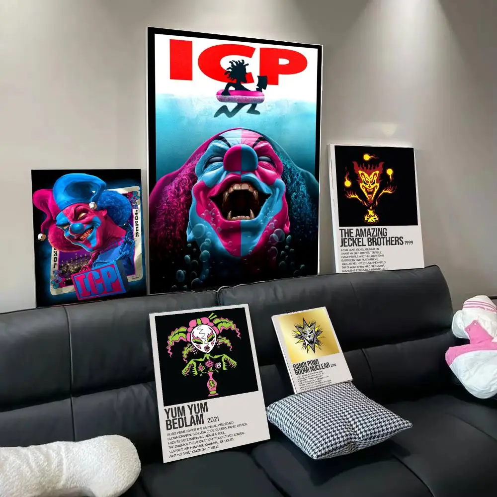 Band I-Insane C-Clown Posse Poster Wall Art Poster Print Decorative Artwork for Bedroom Living Room Office Home Decoration
