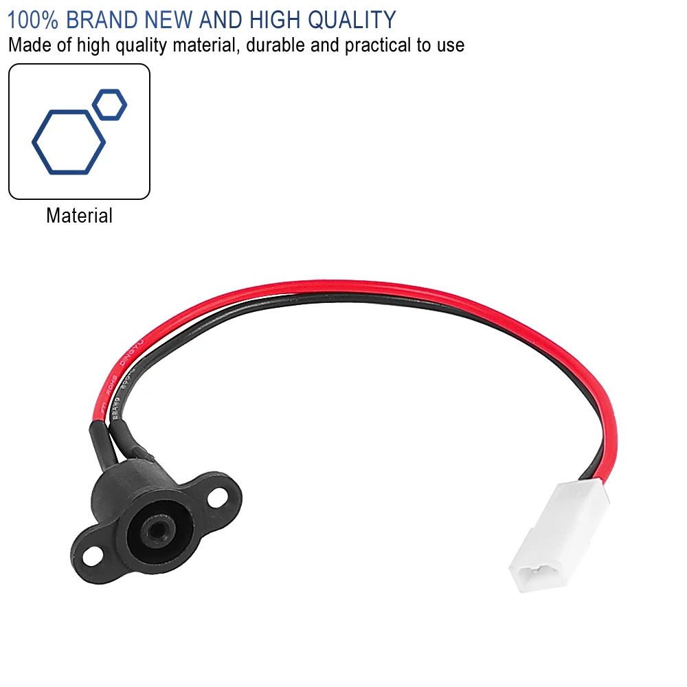 Lade Loch Wasserdichte Abdeckung mit Ladekabel Lade Port Elektrische Roller Für Xiaomi Mijia M365 Pro Roller Zubehör – Detail 2
