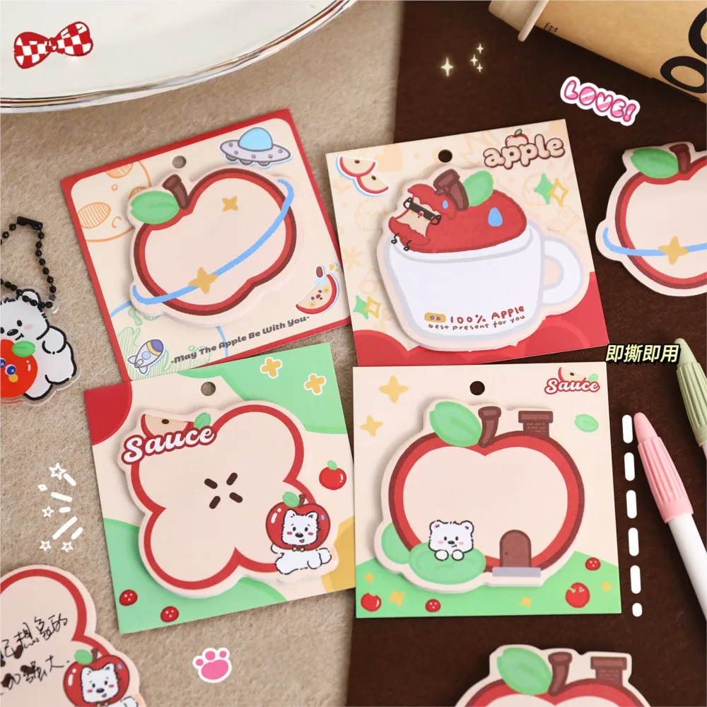 30 folhas dos desenhos animados em forma especial nota pegajosa kawaii escritório post memo almofadas adesivos bonito estudante papelaria mensagem notas adesivo