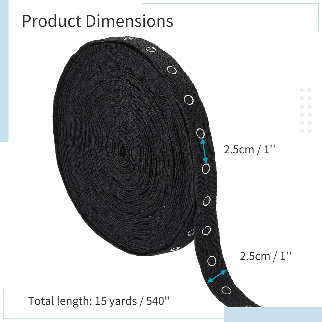 15 Yards nastro a scatto per cucire Trim nastro a scatto per cucire nastro a pressione nastro a bottone a pressione nastro a bottone morbido panno