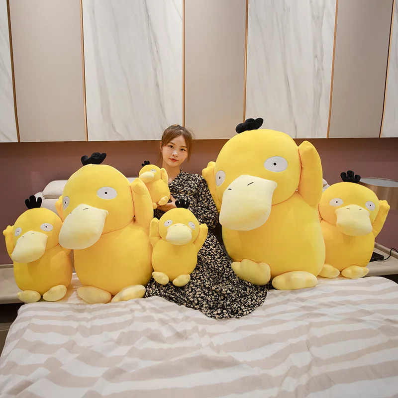 

Pokemon 100cm Kawaii Psyduck Plush Toy Soft Yellow Duck Doll Stuffed Animal Plush Toy Gift for Girlfriend Present Pillow