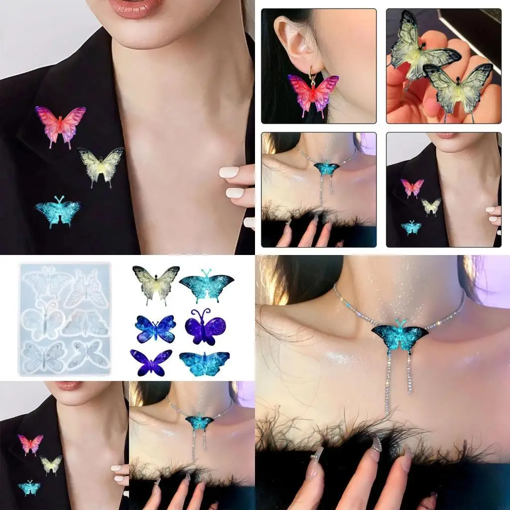   Resin Jewelry Molds Keychain Resin Molds Silicone Molds for Resin Pendants,Brooch,Keychain,Earrings,Resin Jewelry Making