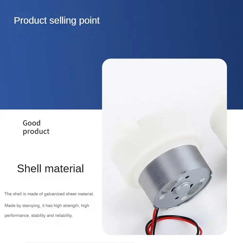 4Pcs 3V 6V Micro Gear Motor 5-100RPM Low Speed High Torque DC Geared Motor Plastic Gear Reversible Mute JS-30 Motor