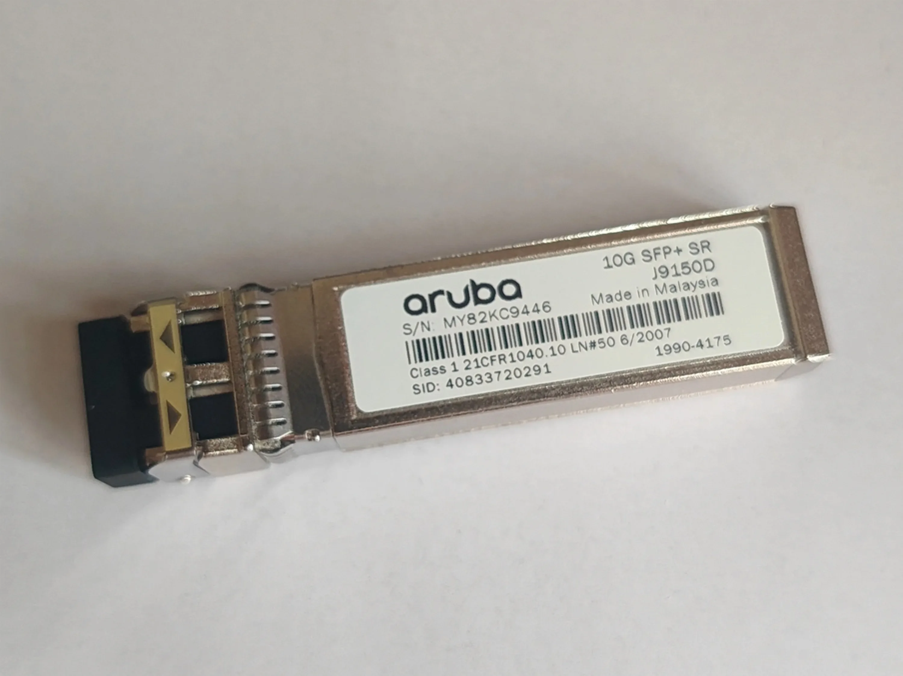 j9150d-10g-sfp-sr-fiber-switch-transceiver-1990-4175-aruba-10g-sfp-optical-fiber