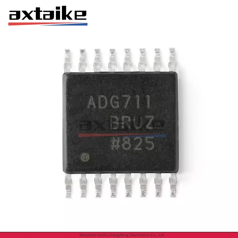 

5PCS ADG711 ADG711BRU ADG711BRUZ TSSOP-16 ADG711BRUZ-REEL CMOS Low Voltage 4 Ω Quad SPST Switches SMD IC