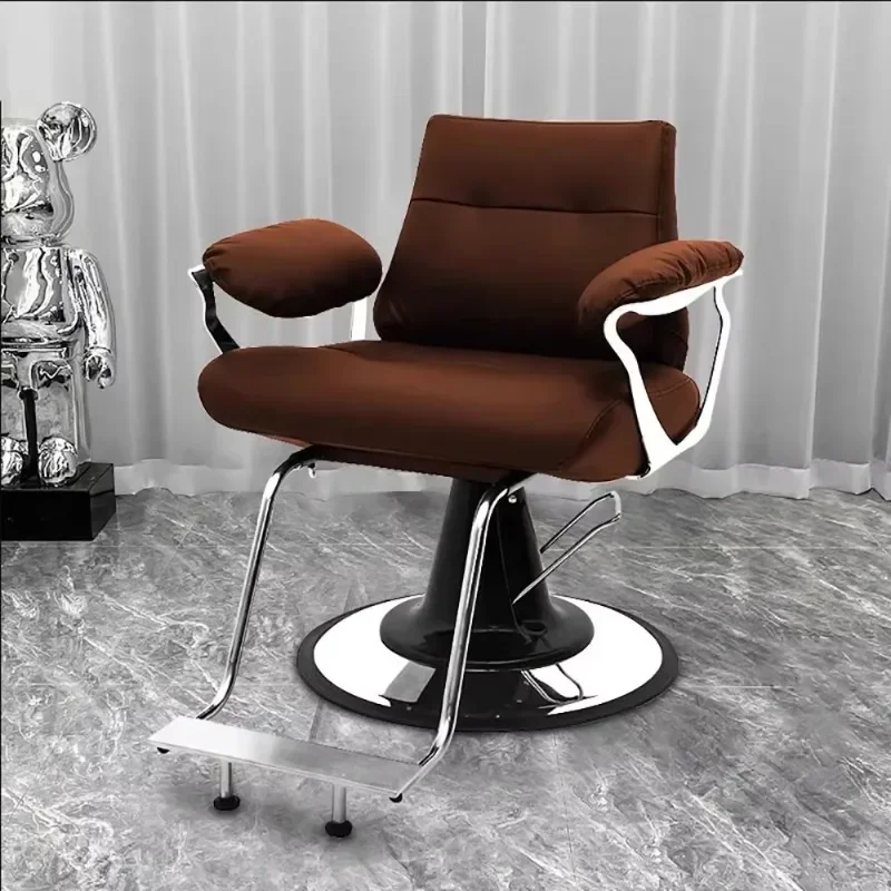 كرسي حلاق فاخر مريح جمالي عصري كرسي صالون مريح إسكندنافي تصميم مصمم أثاث صالون سيلا بارا باربيريا