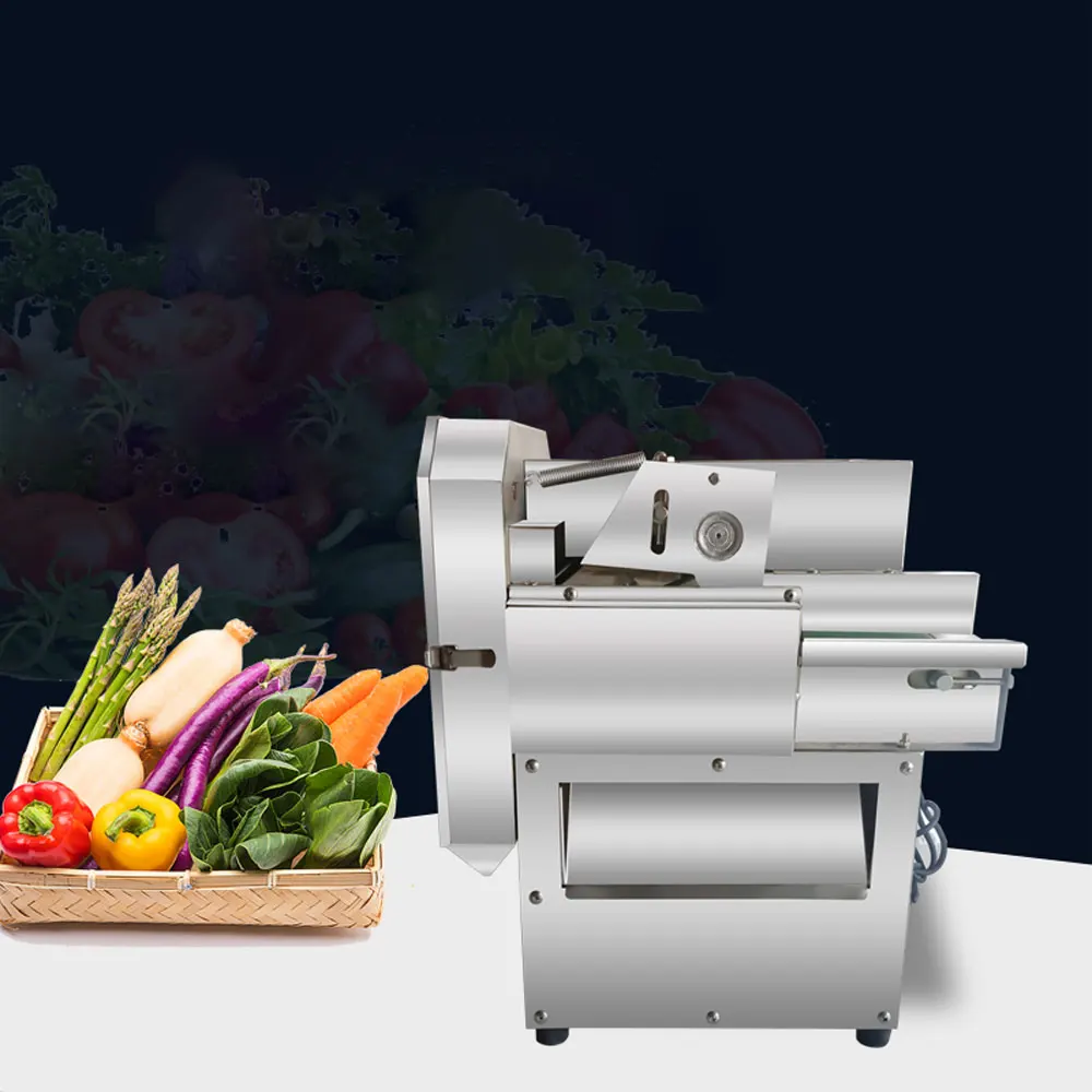Автоматическая картофелерезка, многофункциональная овощерезка, коммерческая машина для резки лука, перца
