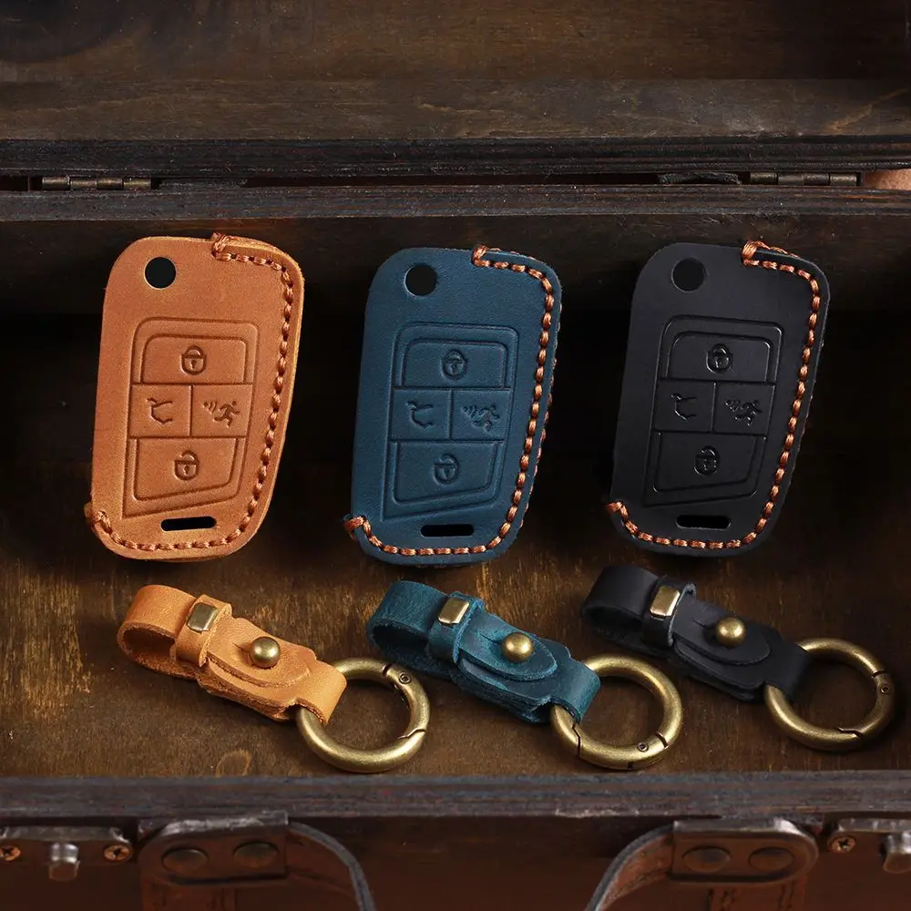 

Leather 4 Button for VW Volkswagen Golf 7 Tiguan MK2 for SEAT Ateca Leon FR 2 Ibiza for Skoda Octavia Car Key Case Cover Fob Bag