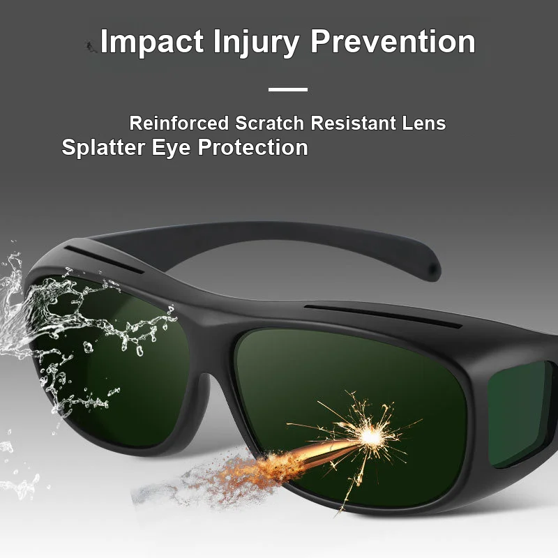 Welding Goggles Anti Strong Light Eye Protection for Welders Suitable for Argon Arc Welding Cutting and Polishing Work
