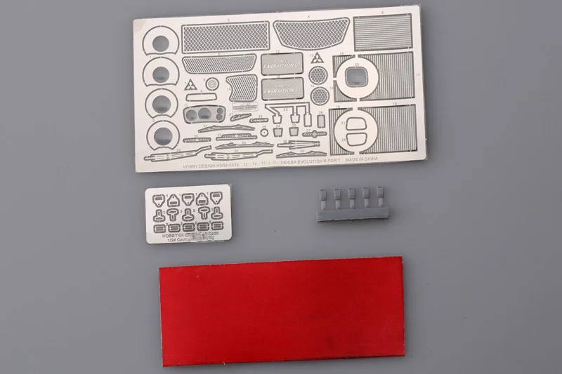 HobbyDesign 1:24 Lancer Evolution VI Etching Sheet (with T) HD02-0233 Car Assembly Toy Accessory Model