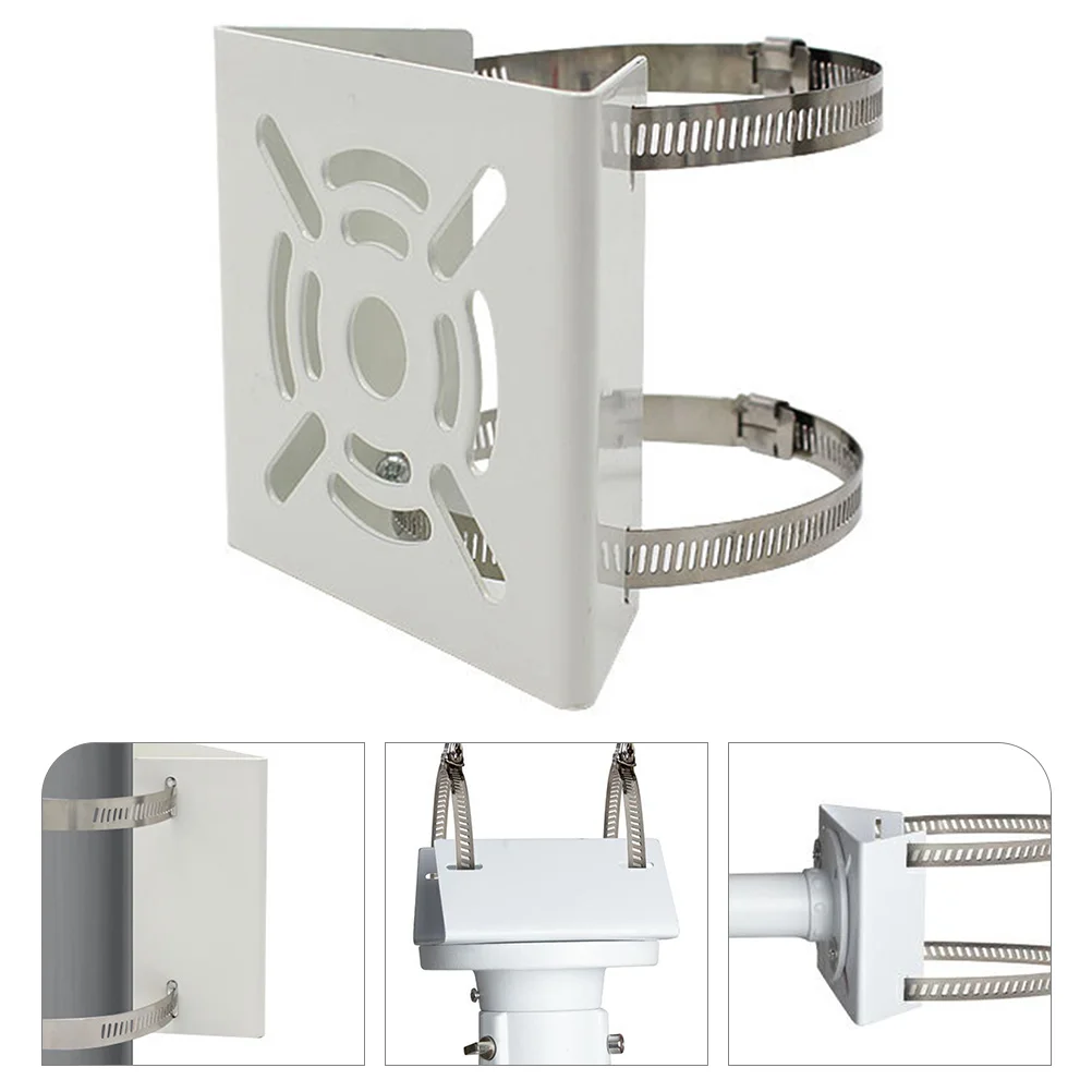 

Monitoring Bracket CCTV Camera Mount Pole Spotlight Security Wall Alloy Durable Removable